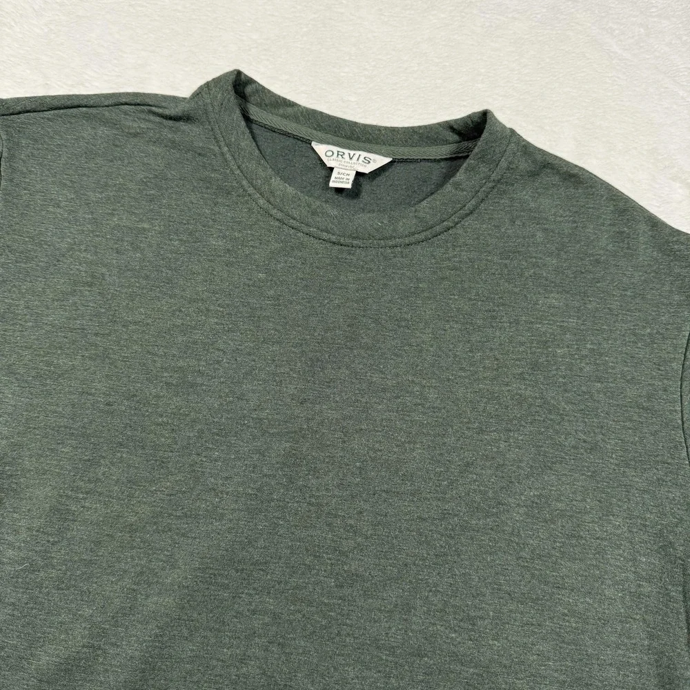 Orvis Pullover Sweater Mens Small Crewneck Classic Collection Modal Blend Soft